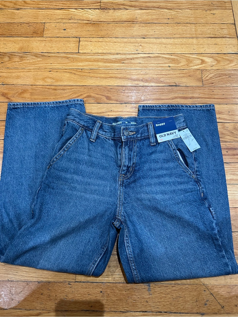 Old Navy Boys Dark Blue Baggy Fit Jeans
